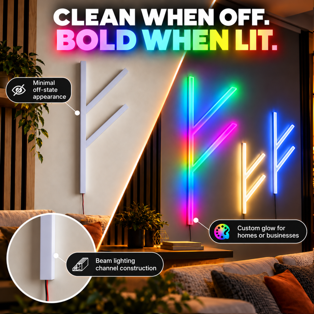 Custom LED Wall Art Create Your Own