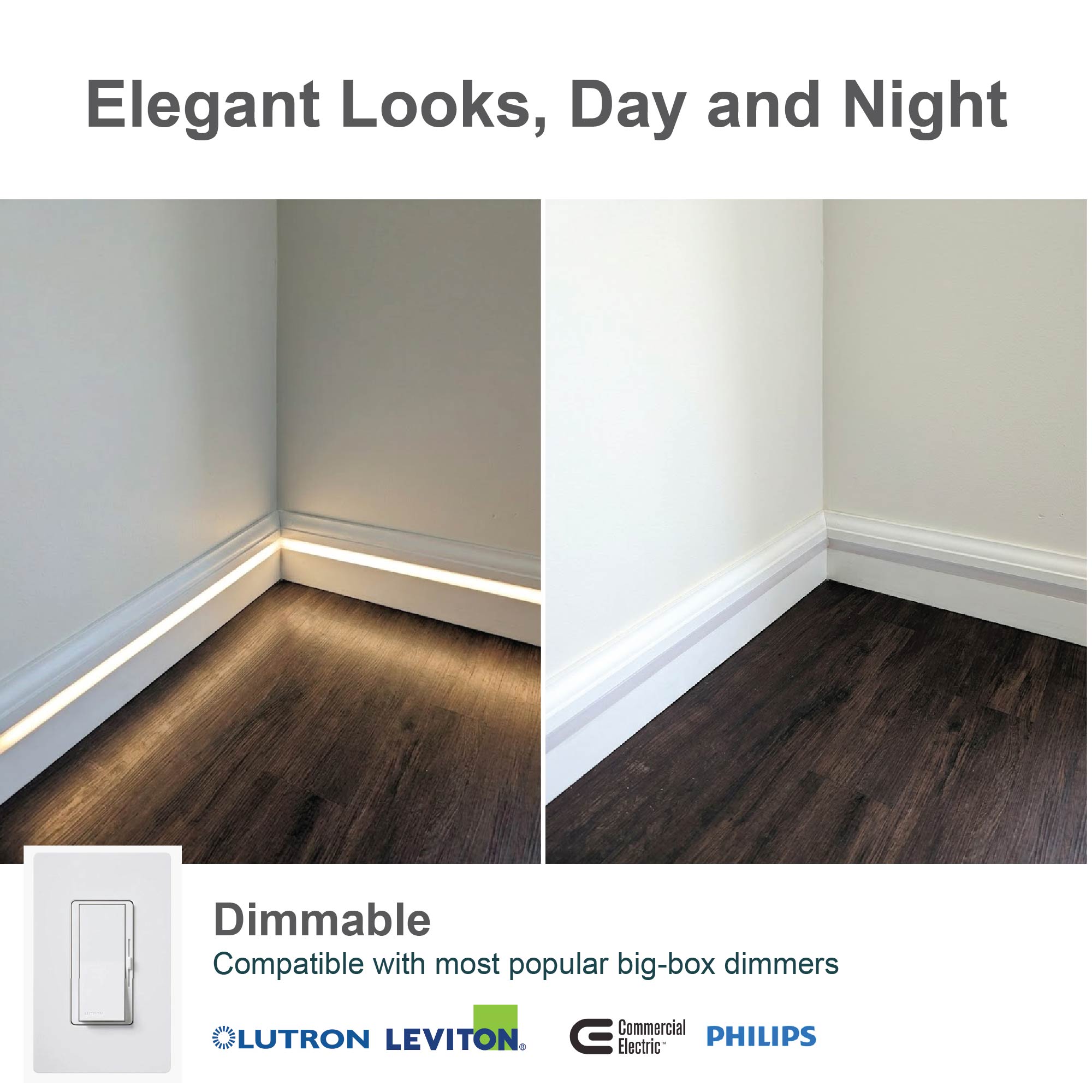 Configure Your LED Baseboard Molding (6ft)