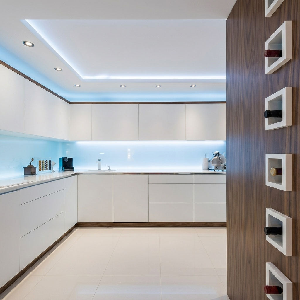 The Modern Chef’s Secret | 6000K LED Under Cabinet Kitchen Lighting