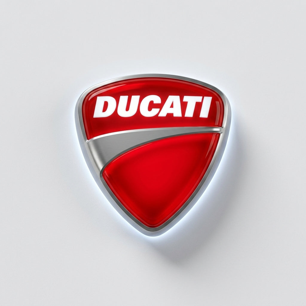 Luxury Motorcycle Emblem LED Light Box Sign – Premium Illuminated Garage & Man Cave Wall Décor