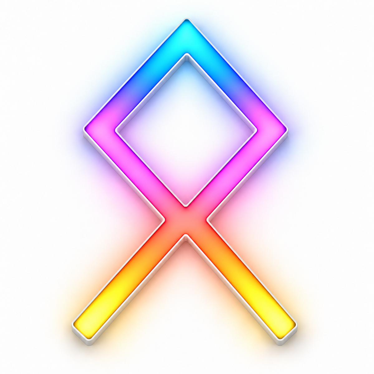 Othala Rune RGB LED Wall Light — 24″