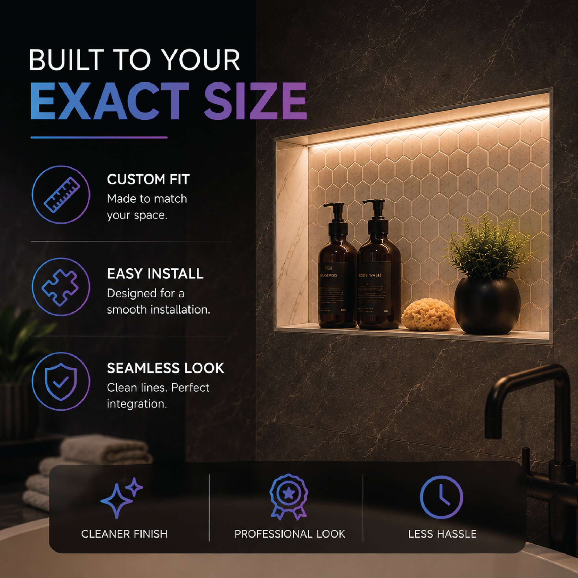 Create Your Dream Shower Niche Lighting