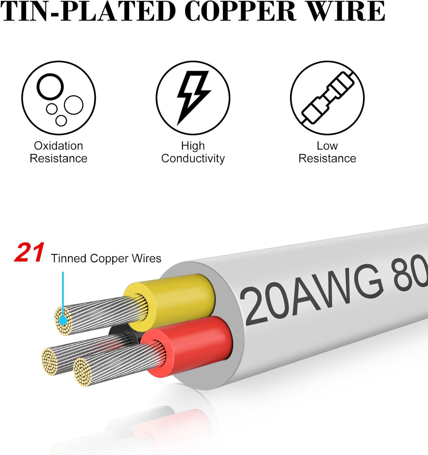 20/3 Wire fot RGB (25ft)