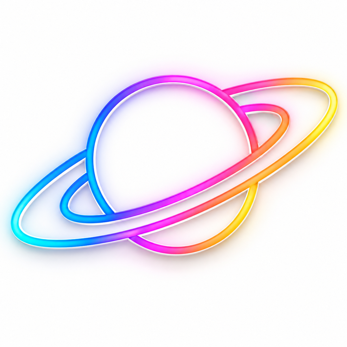 Saturn RGB LED Wall Light — Approx. 43.4″