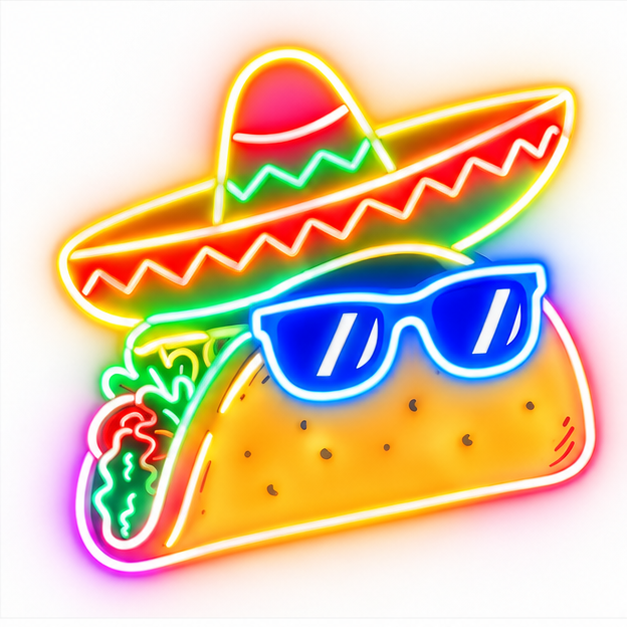 Sombrero Taco RGB LED Wall Light — 24″