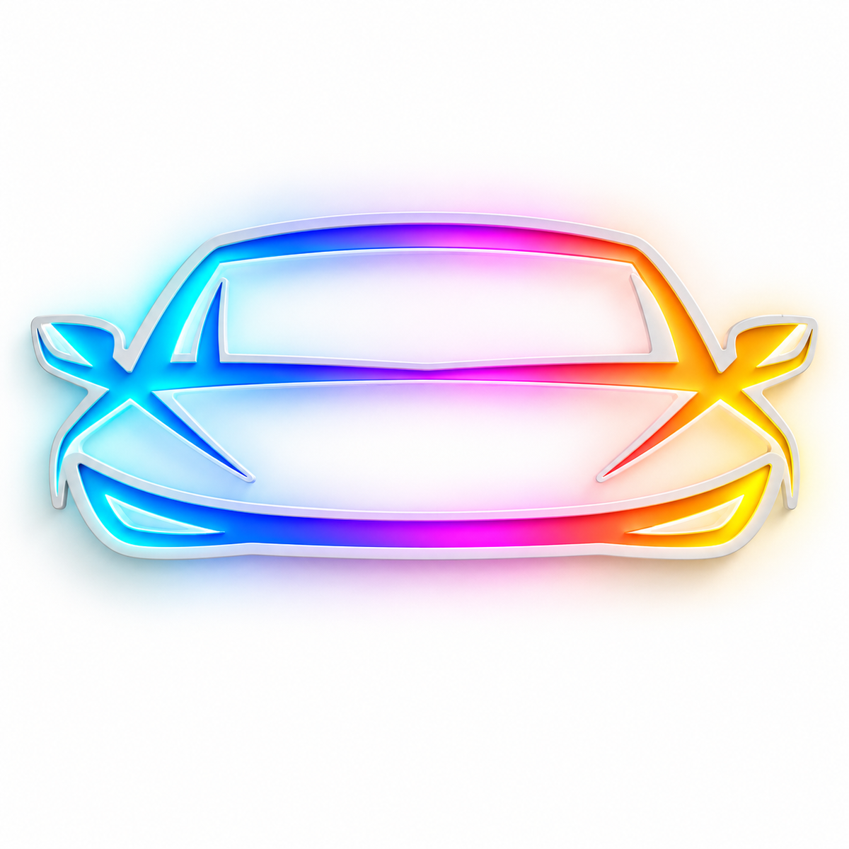 Sports Car Front RGB LED Wall Light — 24″ Wide (Provisional)