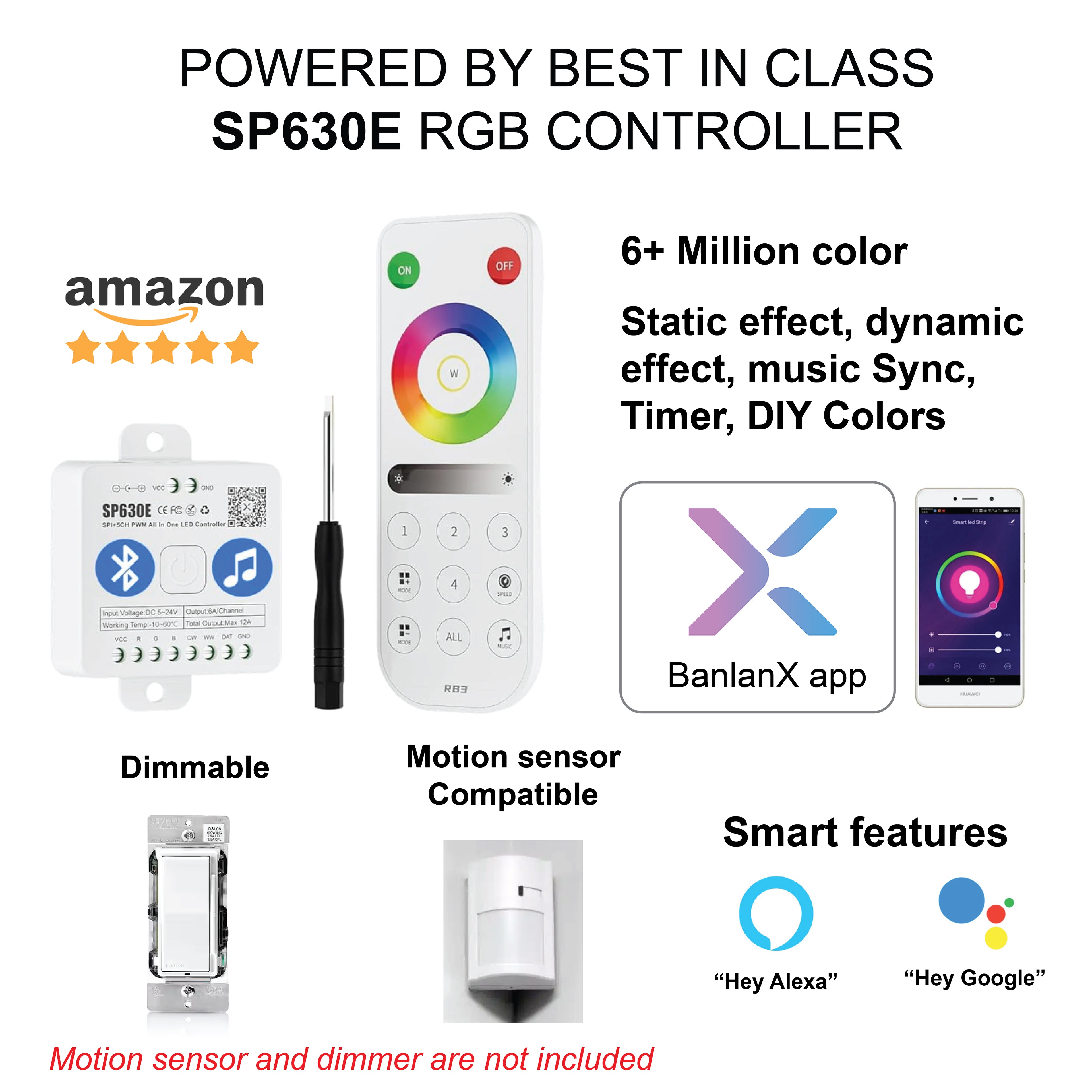 RGB (Color Changing) - Shower Niche Lighting Installation Kit - Made to Order