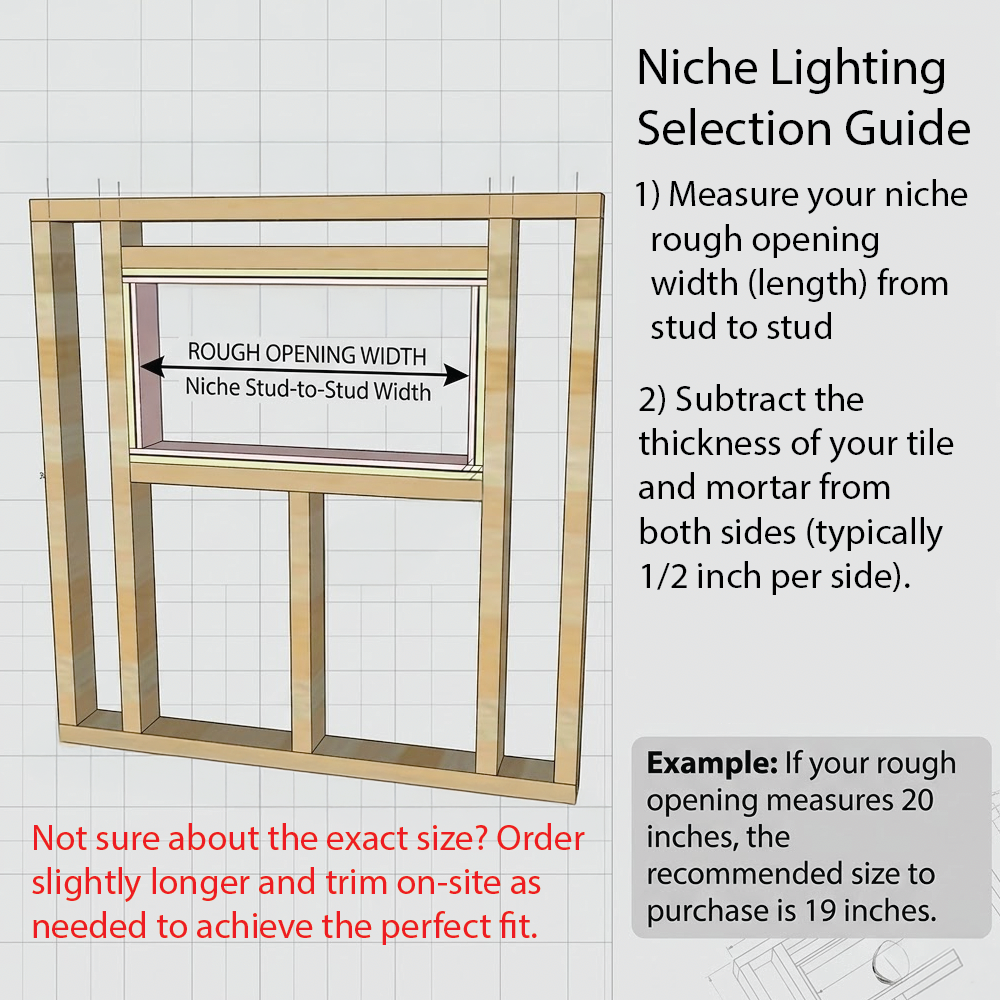 Build Your Dream Shower Niche Lighting