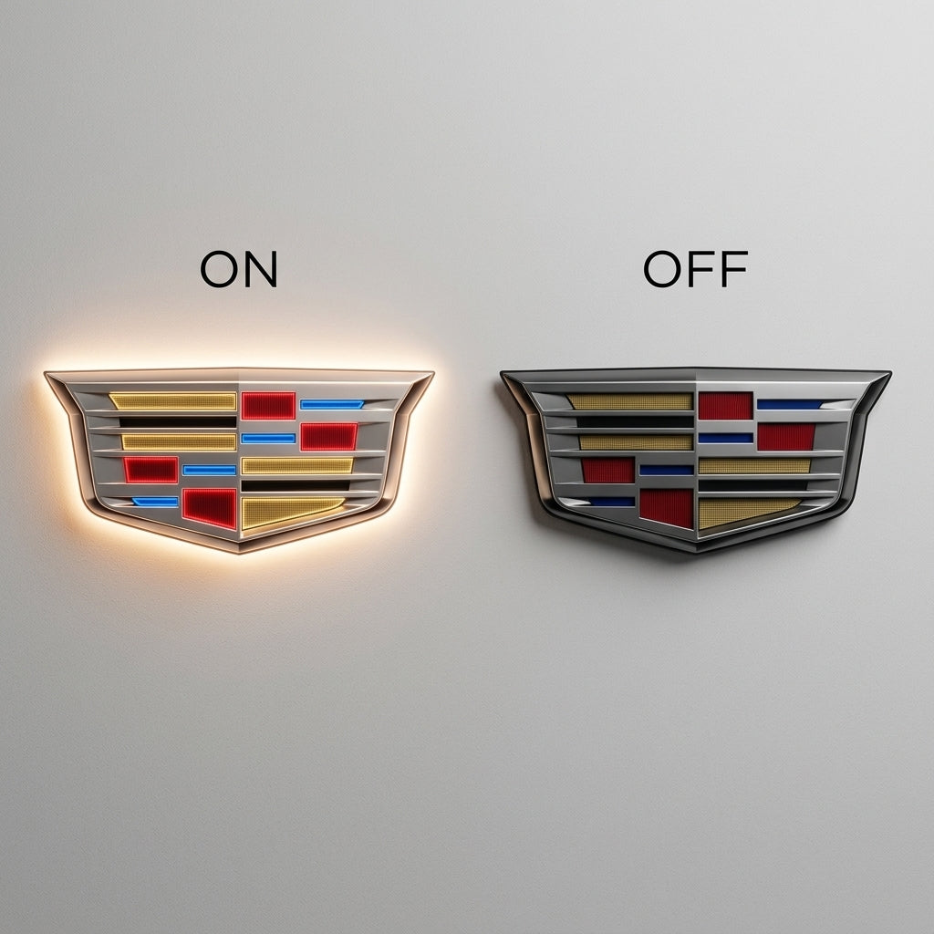 Custom Car Logo LED Lightbox Sign – Premium Illuminated Wall Decor