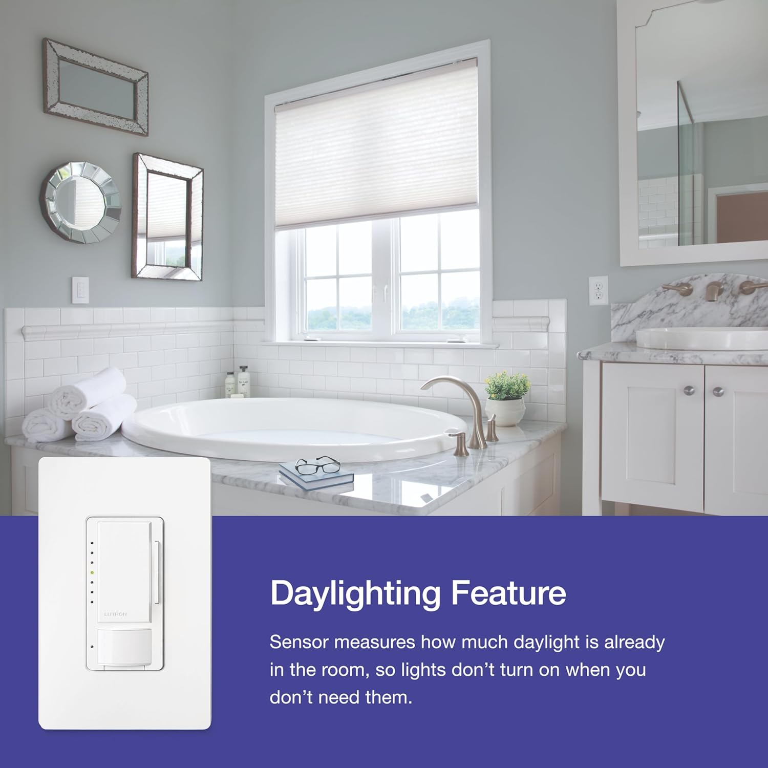 LED+ Motion Sensor Dimmer Switch (Lutron)
