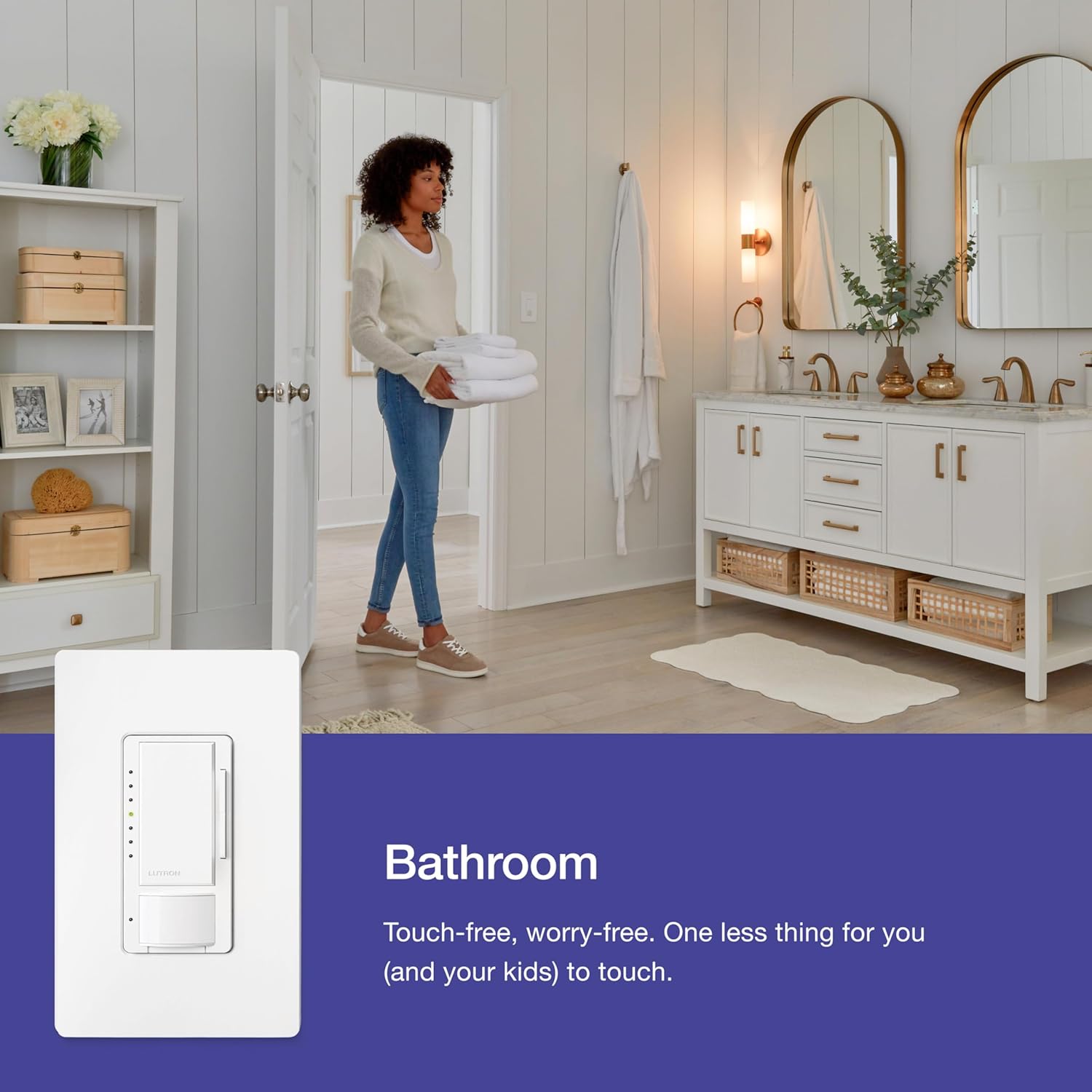 LED+ Motion Sensor Dimmer Switch (Lutron)