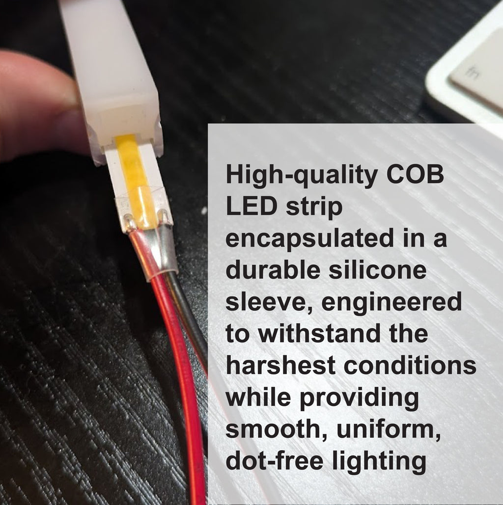 6000K Daylight - Shower Niche Lighting Installation Kit – Made to Order