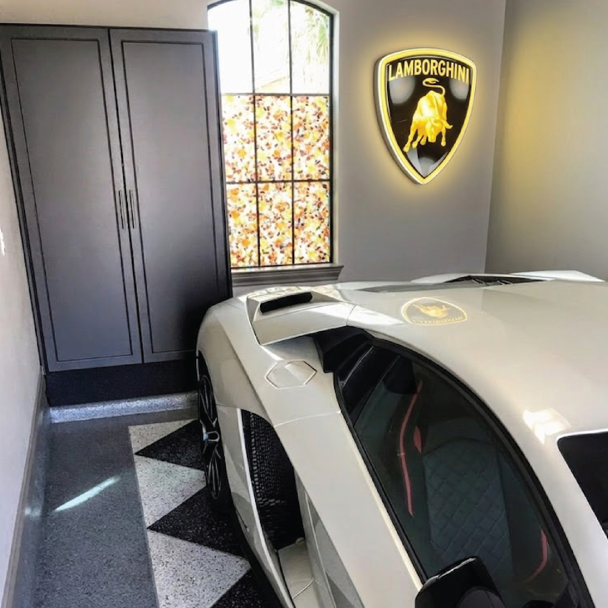 Exotic Supercar Style LED Light Box Sign – Premium Illuminated Wall Décor for Garage & Showroom