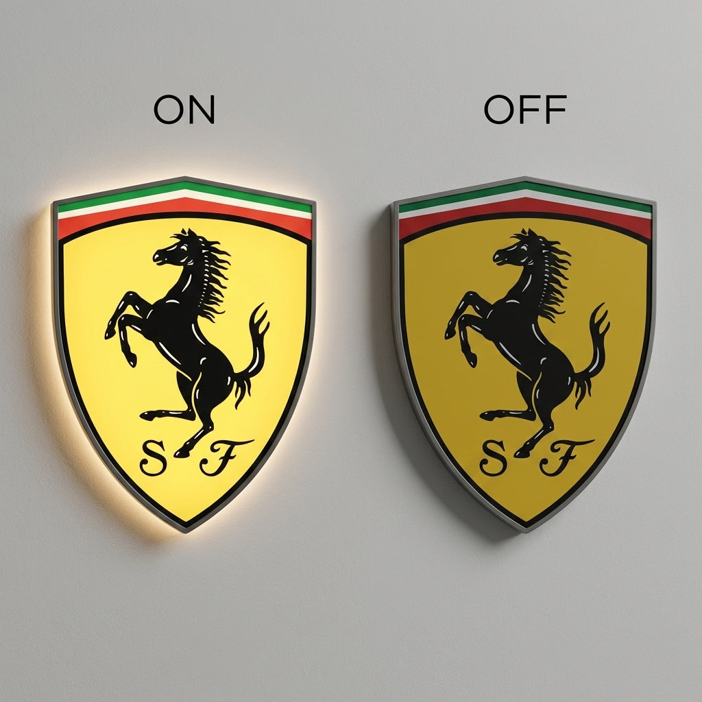 Custom Car Logo LED Lightbox Sign – Premium Illuminated Wall Decor