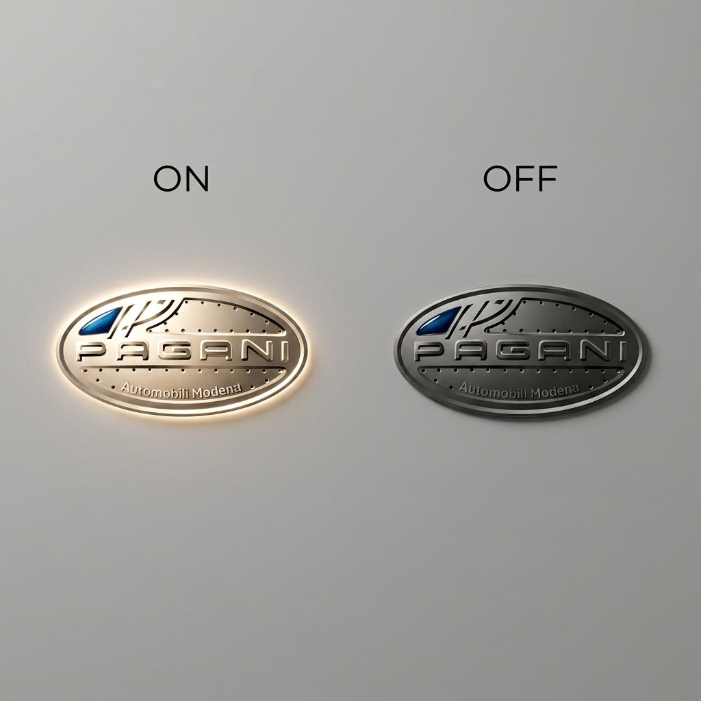 Custom Car Logo LED Lightbox Sign – Premium Illuminated Wall Decor