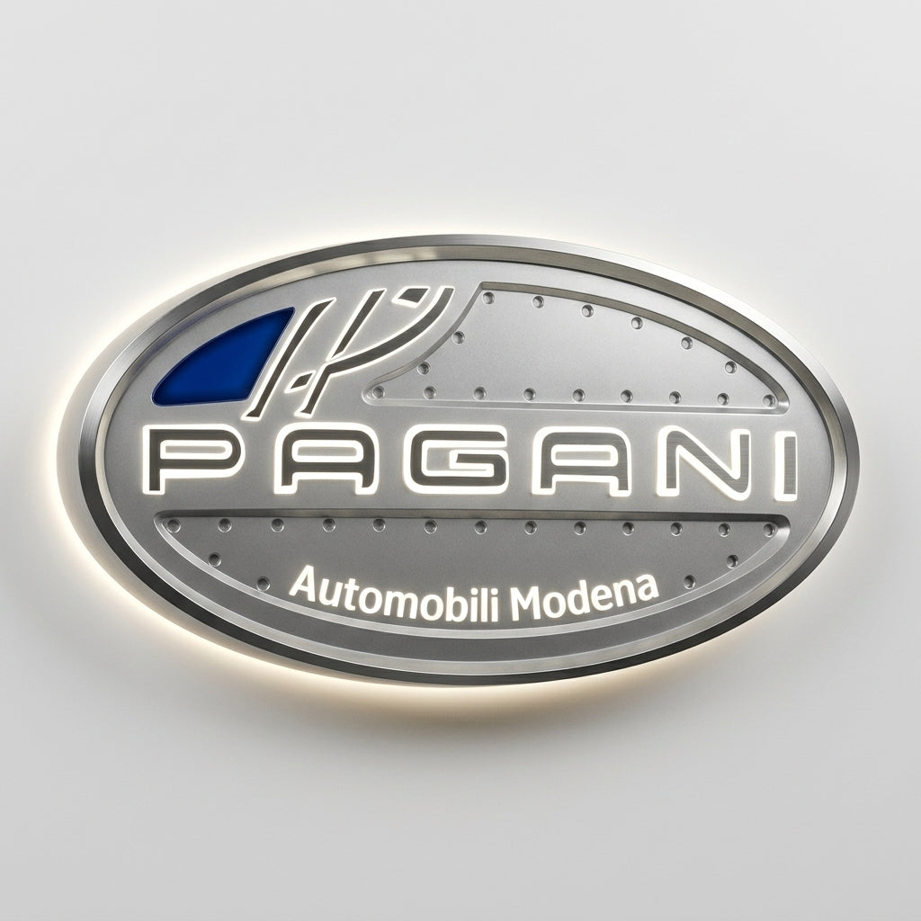 Custom Car Logo LED Lightbox Sign – Premium Illuminated Wall Decor
