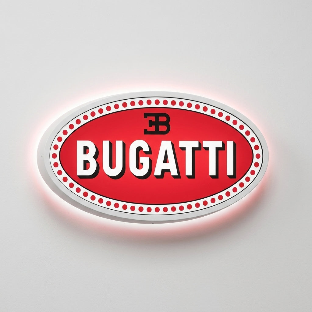 Custom Car Logo LED Lightbox Sign – Premium Illuminated Wall Decor