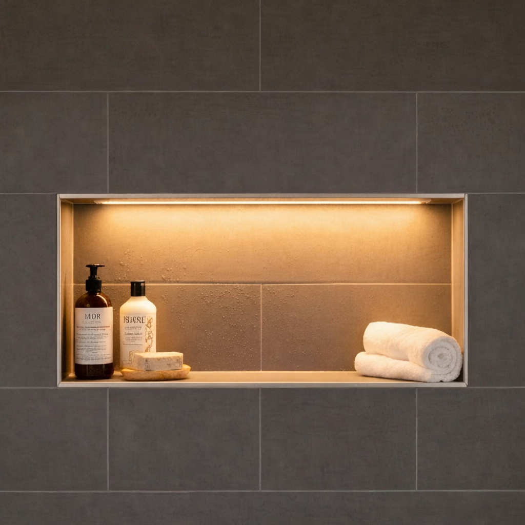 2700K Warm White - Shower Niche Lighting Installation Kit – Made to Order