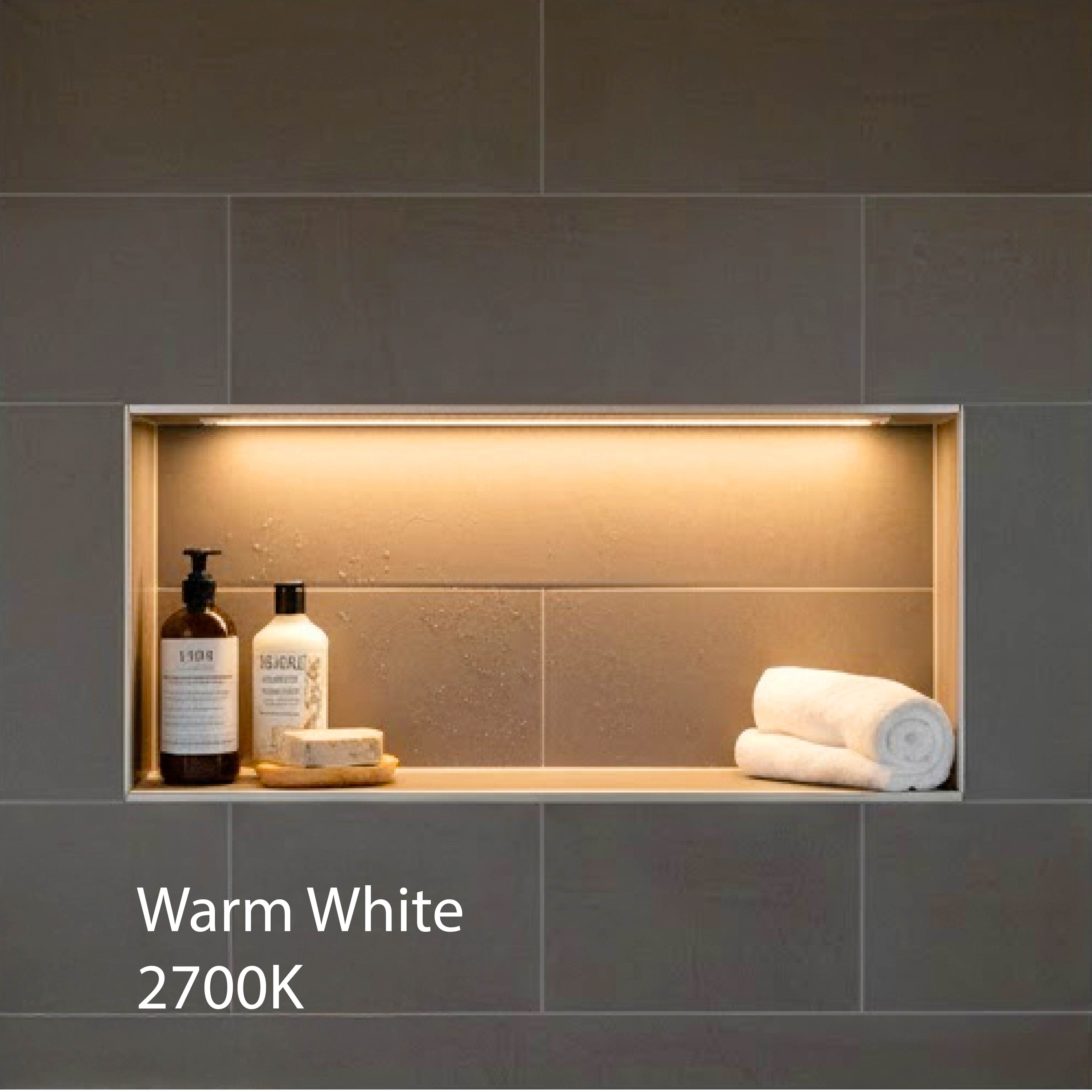 2700K Warm White - Shower Niche Lighting Installation Kit – Made to Order