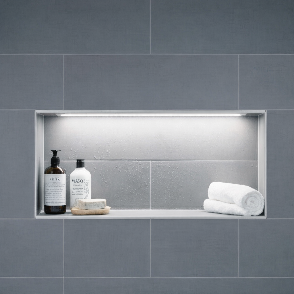 4000K Natural White - Shower Niche Lighting Installation Kit – Made to Order