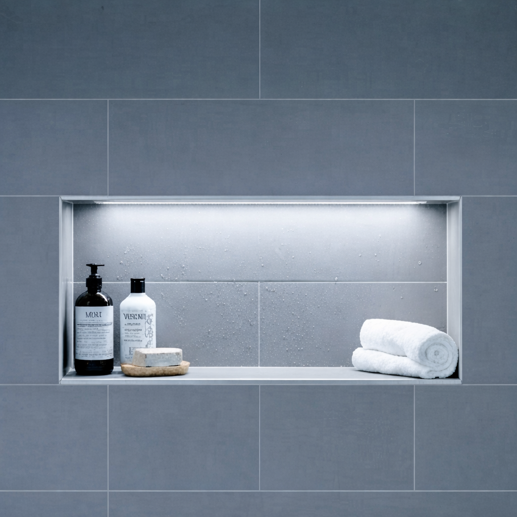 6000K Daylight - Shower Niche Lighting Installation Kit – Made to Order