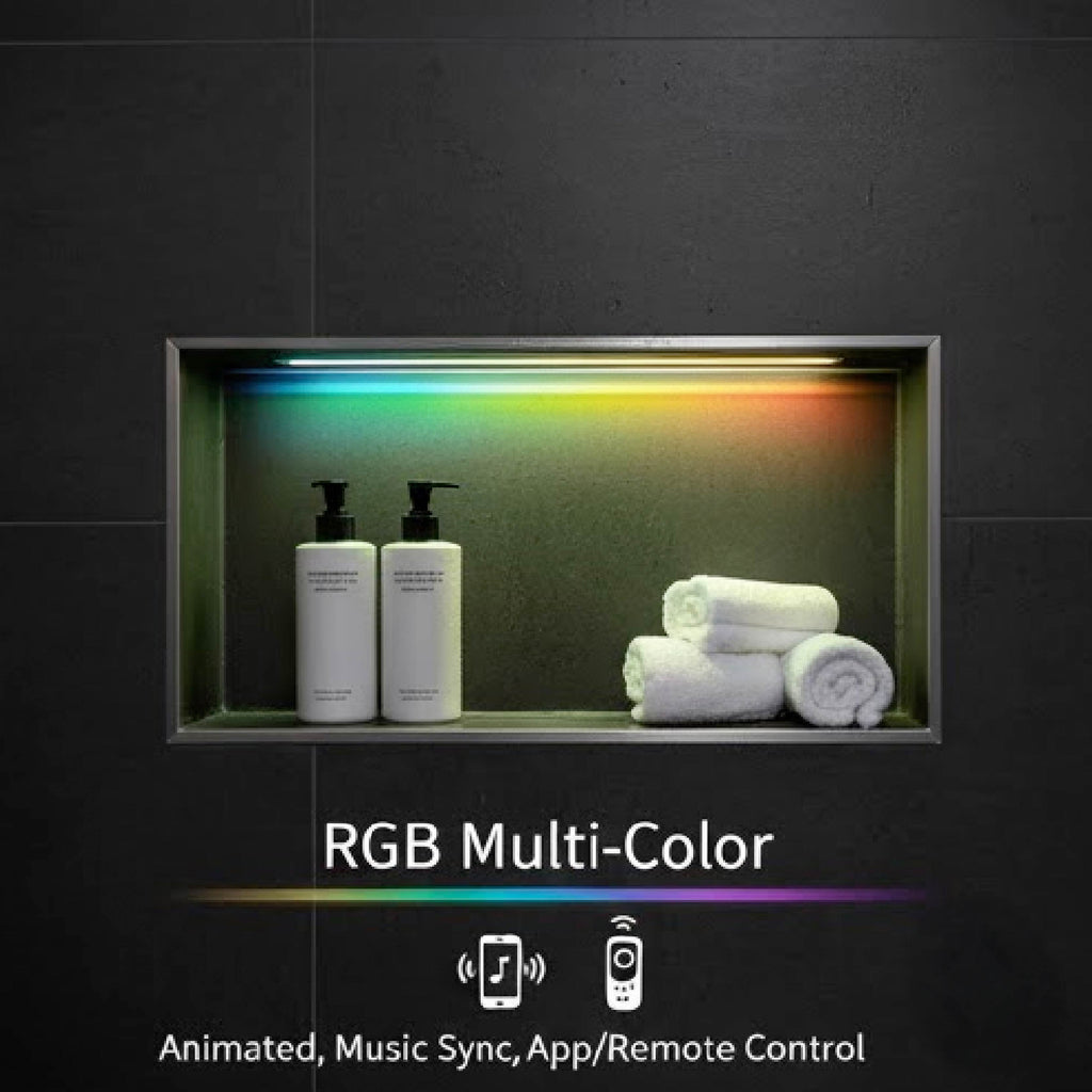 RGB - Shower Niche Lighting Installation Kit - Made to Order