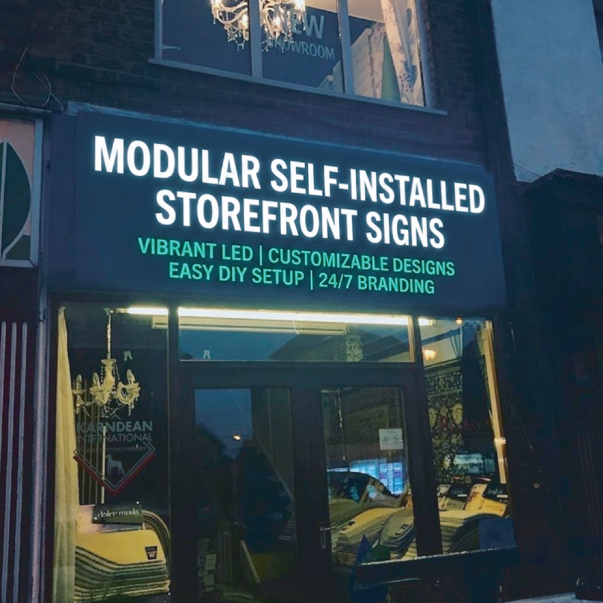 Configure Your Perfect Storefront Business Signs | Budget-Friendly Self-Installed Solution