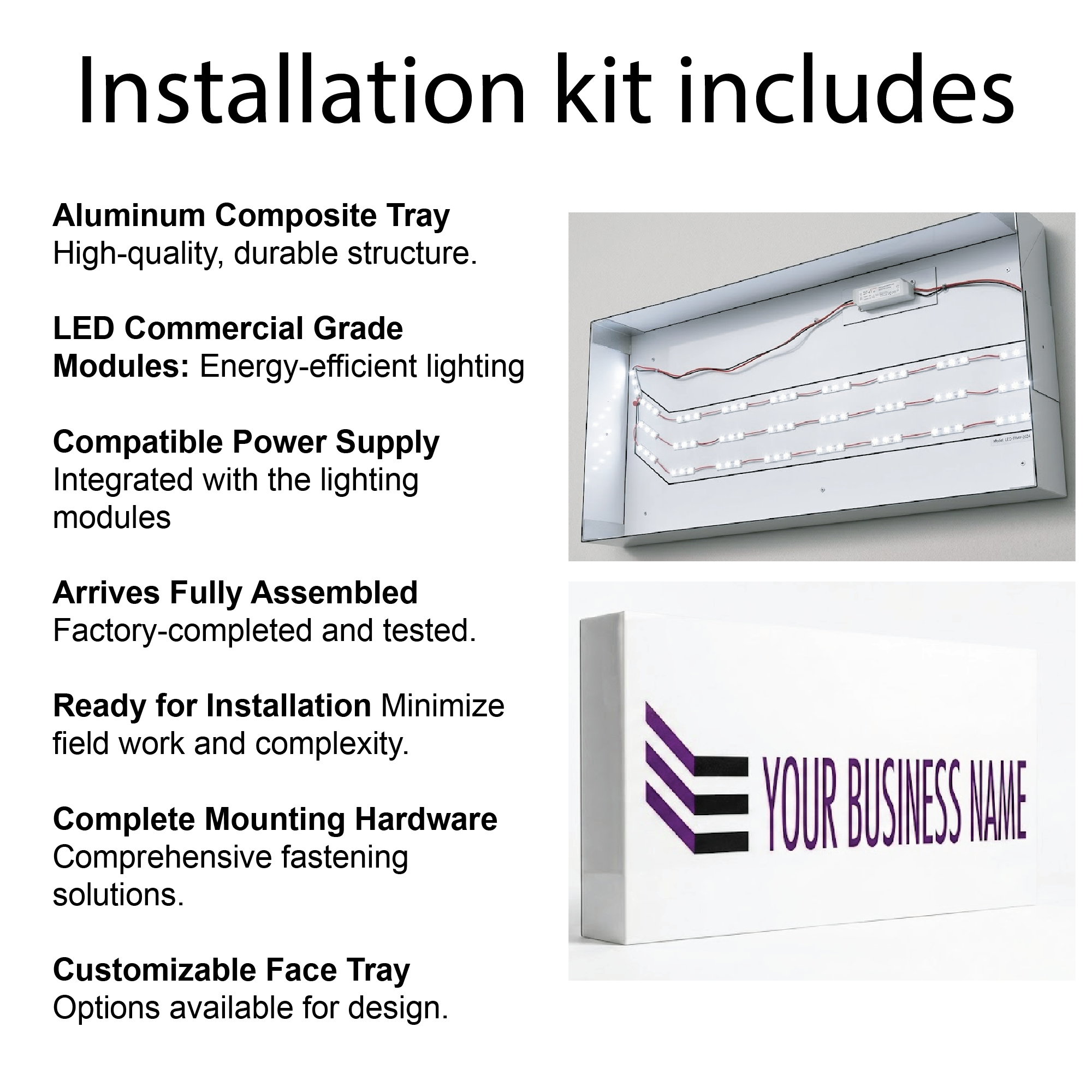 Configure Your Perfect Storefront Business Signs | Budget-Friendly Self-Installed Solution