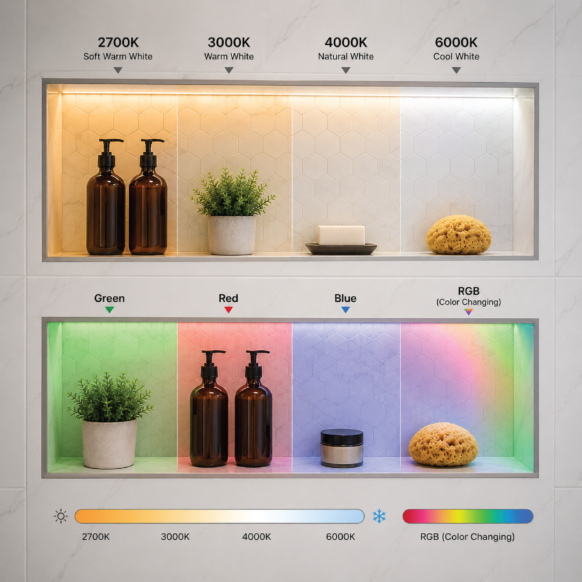 Create Your Dream Shower Niche Lighting