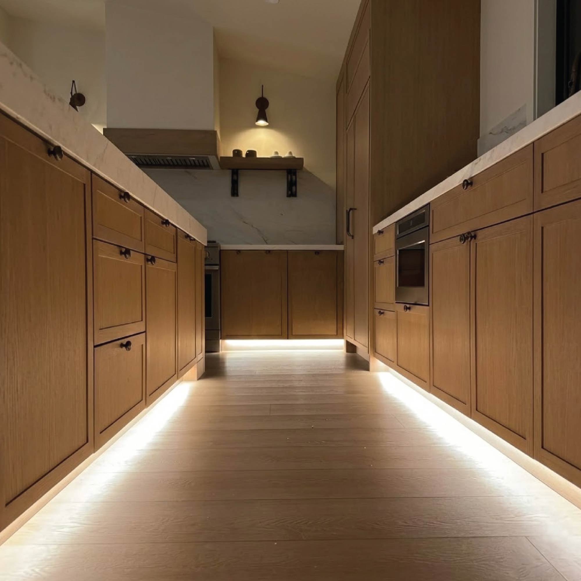 Configure Your Modern LED Toe Kick Lighting
