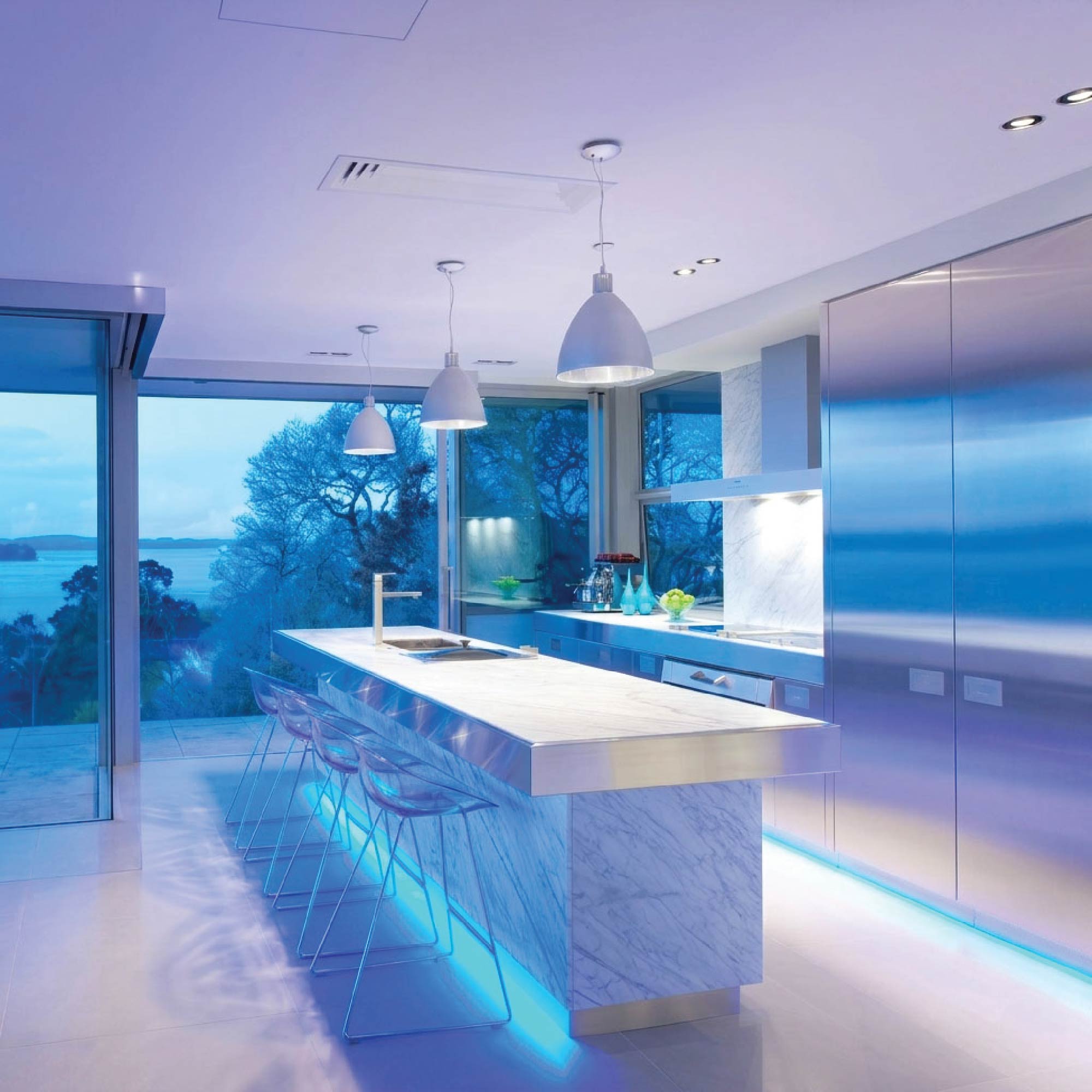 Configure Your Modern LED Toe Kick Lighting