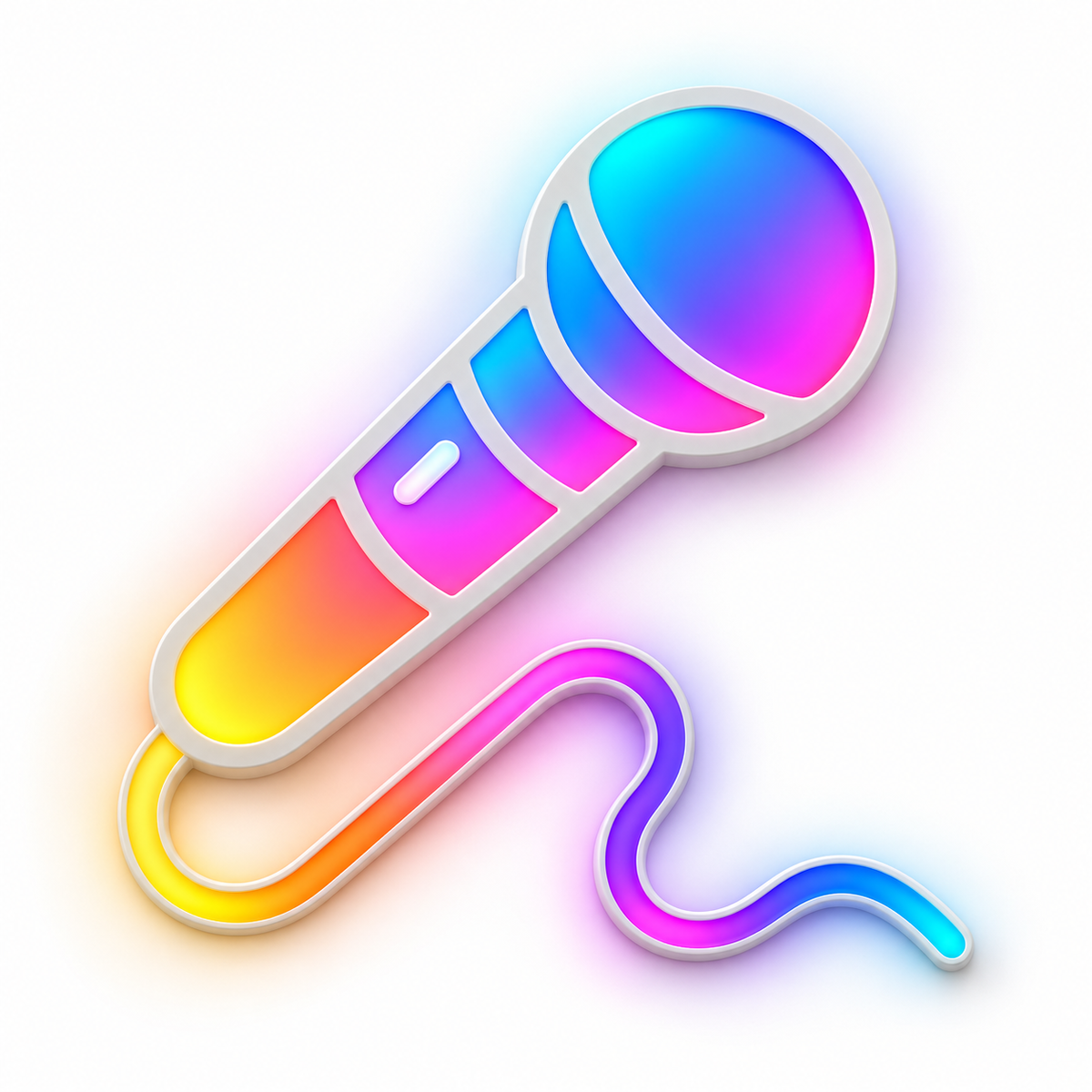 Microphone RGB LED Wall Light — 24″ Tall (Provisional)