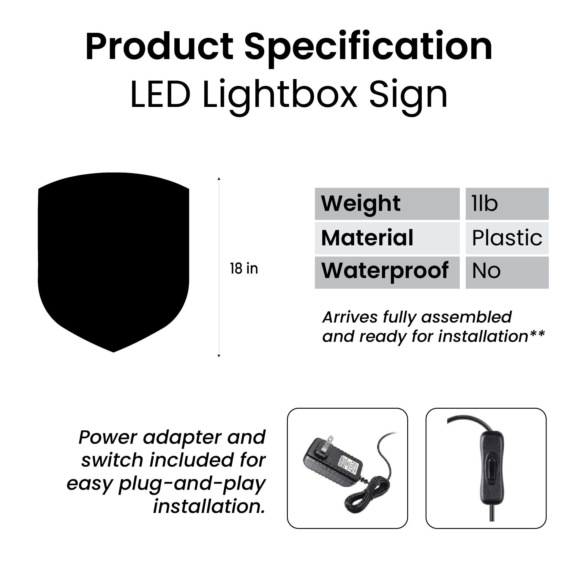 Shipping Company Inspired LED Light Box Sign – Premium Illuminated Wall Décor